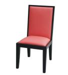 Red PU/leather upholstery Latest contracted chairs dining fashion wooden dining
