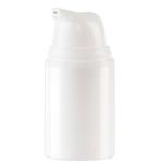 SGS Certified 50ml White Airless Lotion Bottle