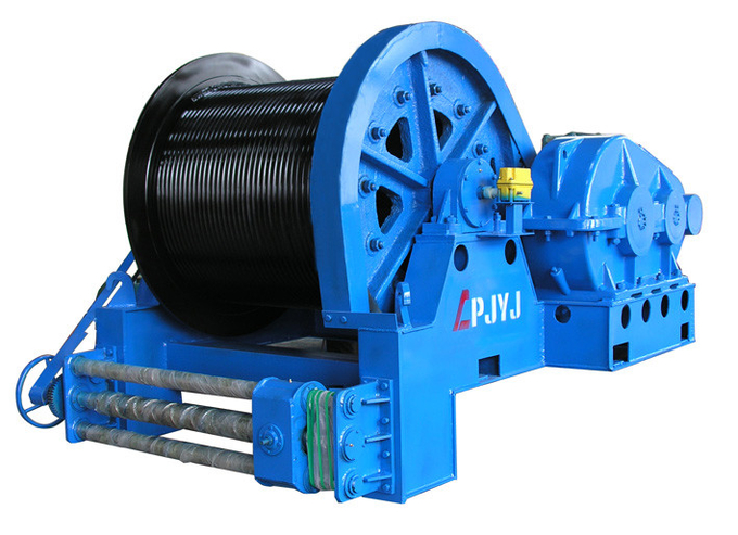 5t Electric Slow Speed Wire Rope Winch JM Type 50 KN 11kw