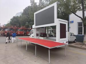 China New Advertisement Truck With LED Screen Euro 6 115hp Billboard Advertising Truck factory