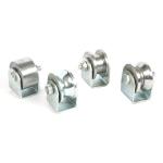 Stainless Steel Door Window Rollers Groove Sliding Screen Door Wheels