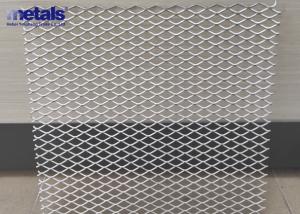 China Aluminum Expanded Metal Mesh Sheet Screen Flat Heavy Duty factory