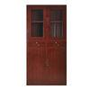 China Steel Office Furniture Wood Grain File Cabinet Clothes Storage Cupboard factory