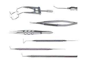 China Advanced Micro Orthopedic Eyes Surgical Instruments Set Lasik/ Lasek Ophthalmic Instrument Sets factory