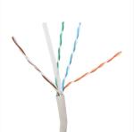 HDPE Insulation Cat6 Lan Cable 4 Pair CCA Conductor Al Foil Shiled