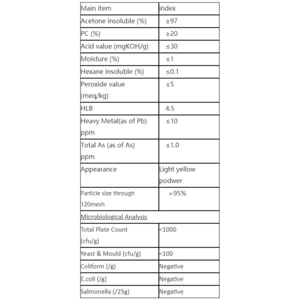 2201 IP LCN-90P Non GMO Lecithin Granules
