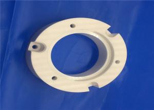 China High Strength Zirconia Ceramic Parts Smooth Surface Alumina Ceramic Flange factory