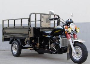 China 200cc Three Wheel Cargo Motorcycle , cargo Tricycle Motorcycle Front Rear Drum factory