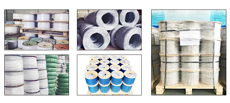 Special Cold Heading Steel High Carbon Hot Dip Galvanized 7X7/7X19 Wire Rope with Tensile Strength 1370-2160MPa
