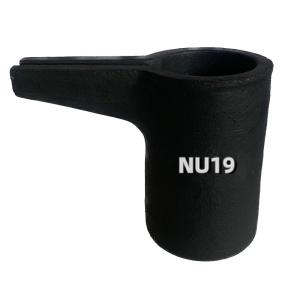 Heat Resistant Crucible With Pouring Nozzle Metal Saving Silicon Carbide