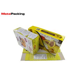 China Folding Customized Cookie Packaging Boxes , Paper Cardboard Food Boxes on sale