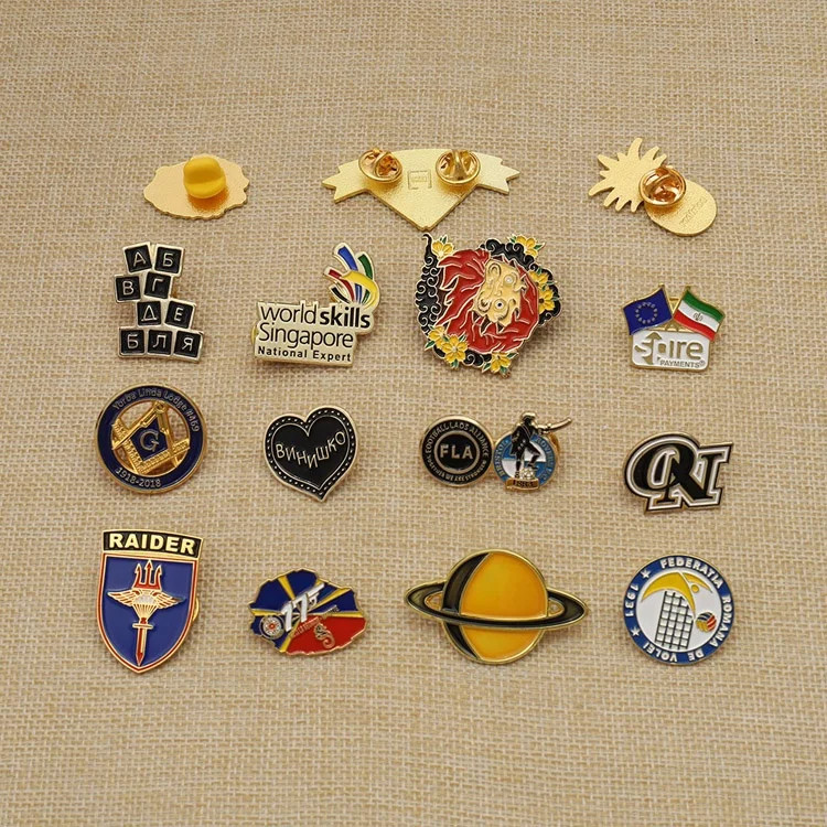 China Bulk Wholesale Custom Metal Zinc Alloy Iron Enamel Lapel Pin on sale