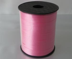 China Rose Color PP Solid Crimped Curling Ribbon for gift wrapping 3 / 16&quot; X 500y factory