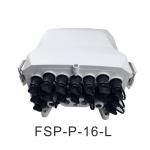 16 Cores Outdoor Fiber Optic Terminal Distribution Box for Dropcable and Main