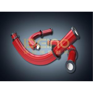 China Backpack Wear Resistant Ceramic Lined Elbows Customizable ISO Certificate on sale