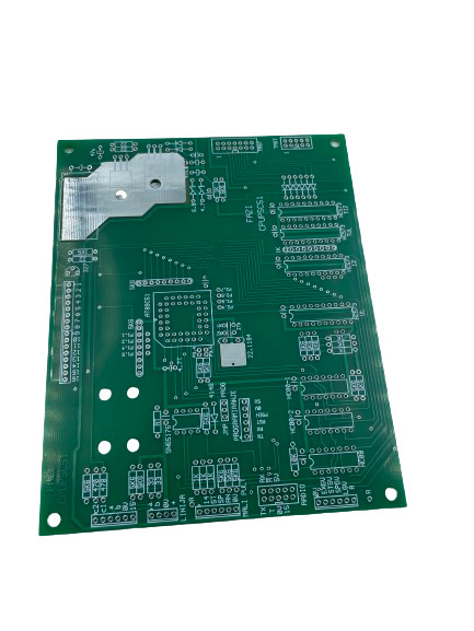 White Silkscreen Hybrid Circuit Board With 2 Layer Design And 0.1mm Min. Line