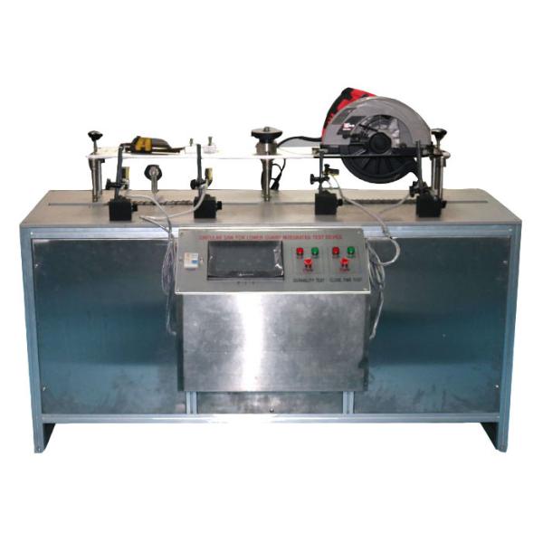 China PLC Two Stations Circular Saw Switch And Lower Guard Endurance Test Equipment factory