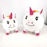 OEM ODM Accepted Inflatable Buddy Ball Seahorse Diameter 12'' Plush Unicorn