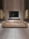 Italian Visionnaire Villa Living Room Fabric Sofa Environmentally Friendly