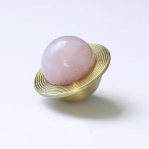 China Brass Gold Cabinet Door Pulls Knobs Round Planet Drawer Knobs factory