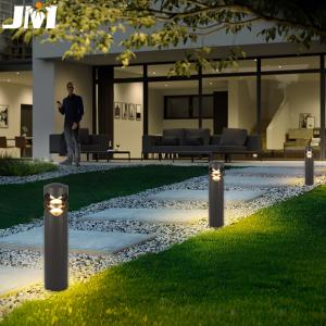 China Outside LED Lawn Lights Garden 130x130x600MM E27 Decorative Lawn Yard Bollard factory
