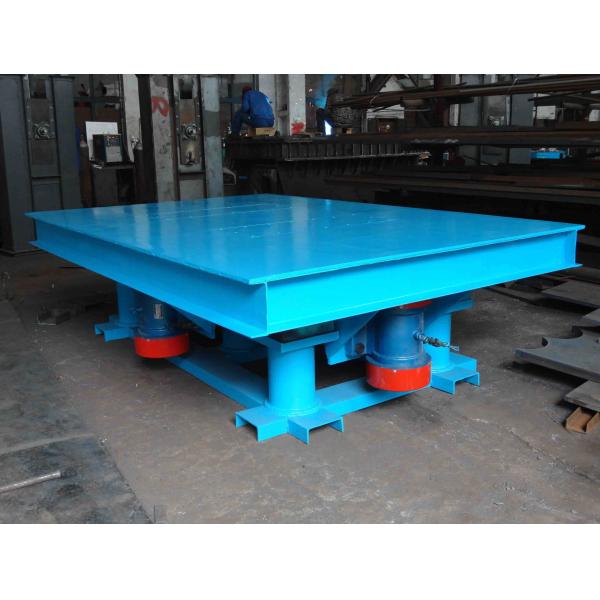 China Interlock Tile Making Vibrating 2860 time/m Concrete Shaker Table factory