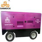 High Pressure Diesel Screw Air Compressor Machine Portable