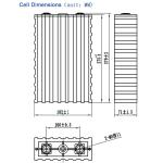 Long Life 3.2 V 200ah Lifepo4 Battery For Automotive Rechargeable