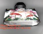100% Biodegradable fashionable leopard printed soft loop plastic bag,Custom