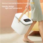 Electric Powered 13 Liter White Vacuum Airtight Food Container Storage Box for