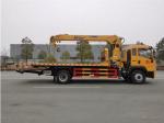 Road Rescue Platform Wrecker Tow Truck 4*2 With 6 Ton Crane