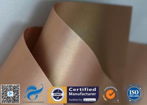 China 2 Pack 0.2mm Copper PTFE BBQ Non Stick Silicone Baking Mat Oven Liner factory