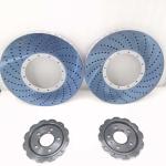 Custom Cast Iron Brake Disc 420*40mm Hole With Black Alloy Center Bell