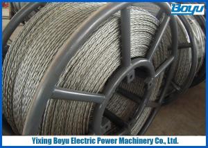 China 6 Squares 18 Strands Anti Twisting Steel Wire Rope For Transmission Line Stringing factory