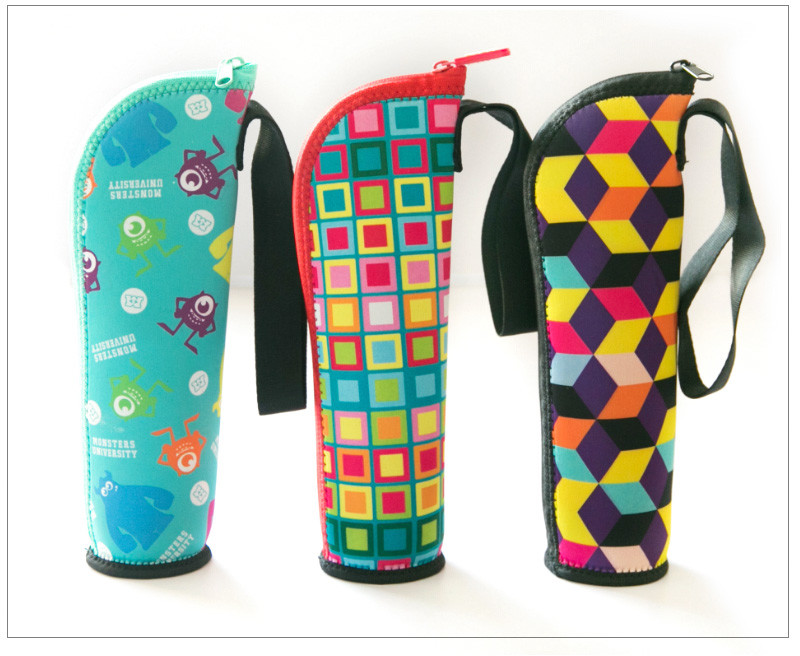 2 Packs Waterproof Foldable Neoprene Beer Bottle Sleeve