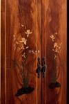 Solid Wood Veneer Classic 4 Door Antique Luxury Wooden Wardrobe