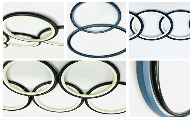 PU POM Shaft Seal Rod Seals PTFE NBR FKM  TPE Rubber For Performance