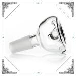 Bongs Accessories Glass Bowls For Smoking , Herb Dry Bowl OEM / ODM Available