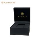 Luxury Custom Logo Black Cardboard Paper Gift Packaging Watch Gift Boxes With