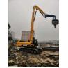 Buy cheap High Accuracy Excavator Mounted Vibratory Hammer Pile Driver Quick Running Speed from wholesalers