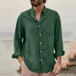 Clothes Supplier Custom Print Embroidered Button Down Collar Men Solid White