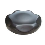 Black Circle 330mm Diameter PU Seat Cushion Pad For Customer Requirements
