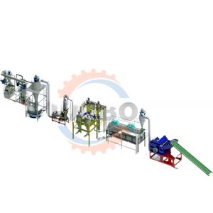 China Scrap Copper Recycling UT-2000 2000KG/H Recycling Plant Car Acid Lithium Battery Separate factory