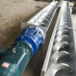 Manganese Steel Sludge Screw Conveyor Shaftless Spiral Conveyor For Sand Dry