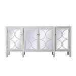 Mirrored Hotel Room Cabinets Storage Living Room Cabinet
