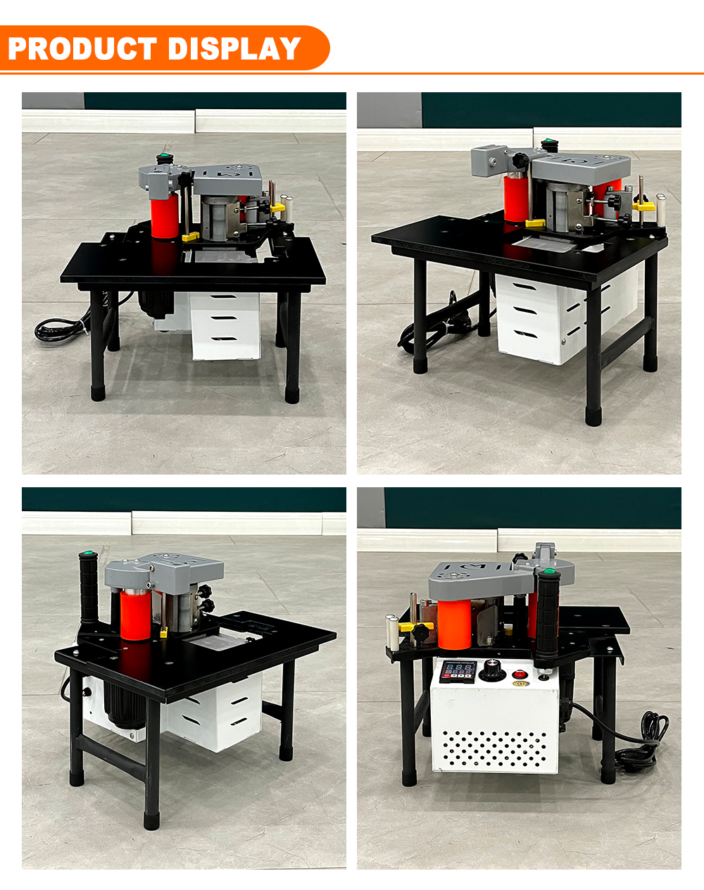PVC Curve and Straight Mini Portable Edge Bander Manual Edge Banding Machine