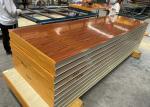 Wooden Color Metal Surface 950mm Width Wall EPS Sandwich Panel
