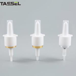China Crimp - On Sealing Nasal Spray Pump Antiseptic Throat Ferrule Neck Type factory
