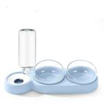 Anti Overturning Double Cat Water Bowl Automatic Water Storage For Protecting
