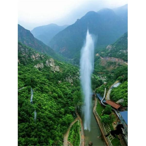 Designs music high pressure 100m nozzles water fountain